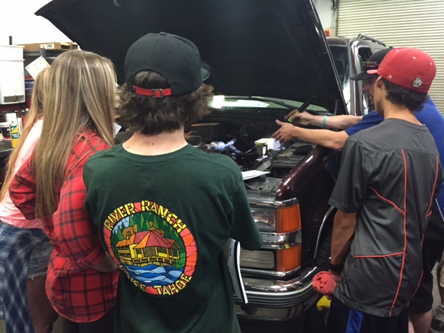 High School Students Learn Car Maintenance