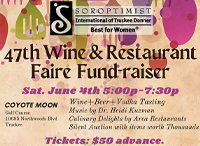 47th Wine & Restaurant Faire Fund-raiser